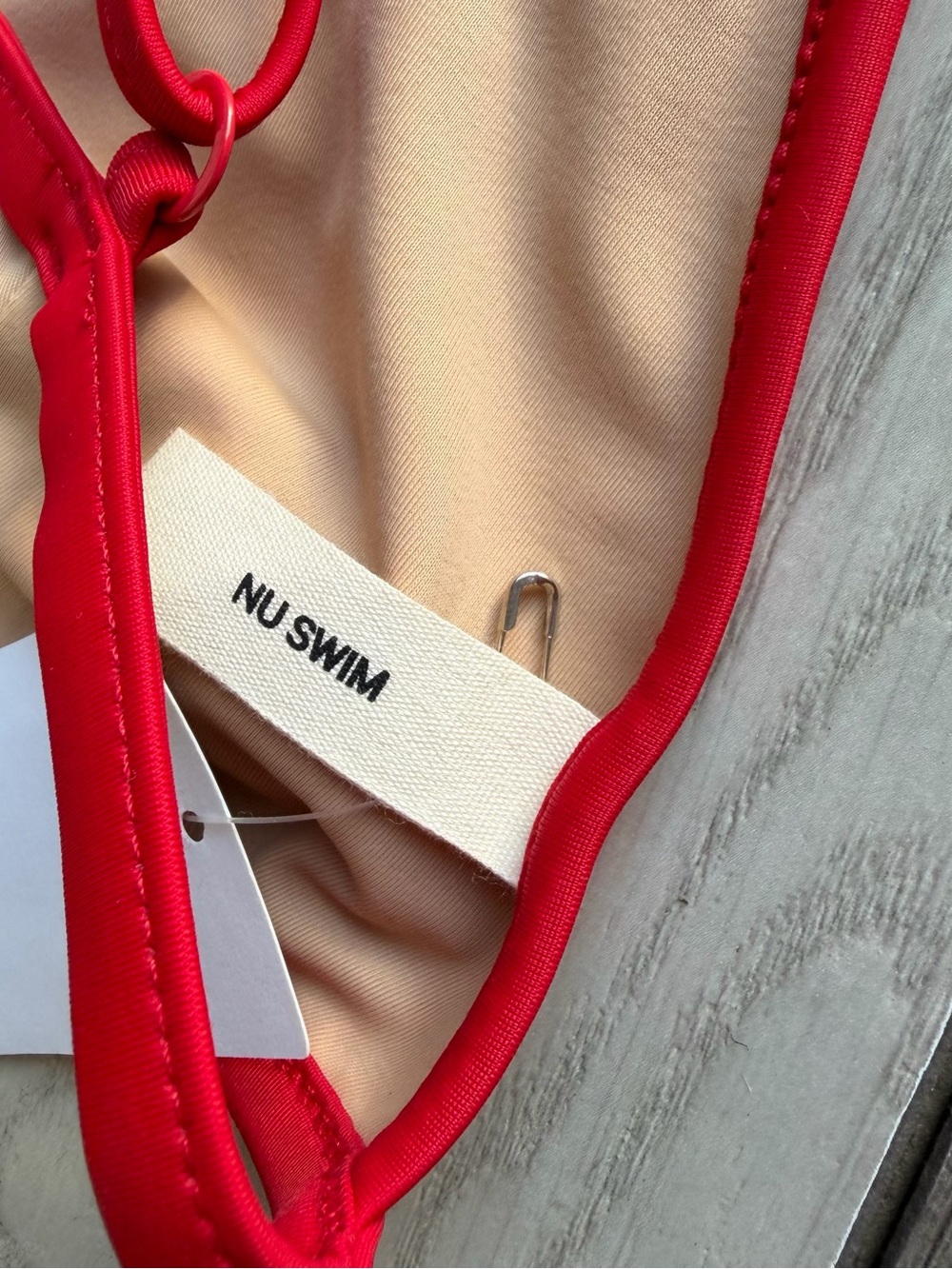Nordstrom Burgundy Triangle Bikini Set — image 8 of 8